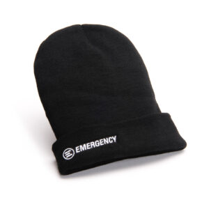 Cappellino invernale nero EMERGENCY