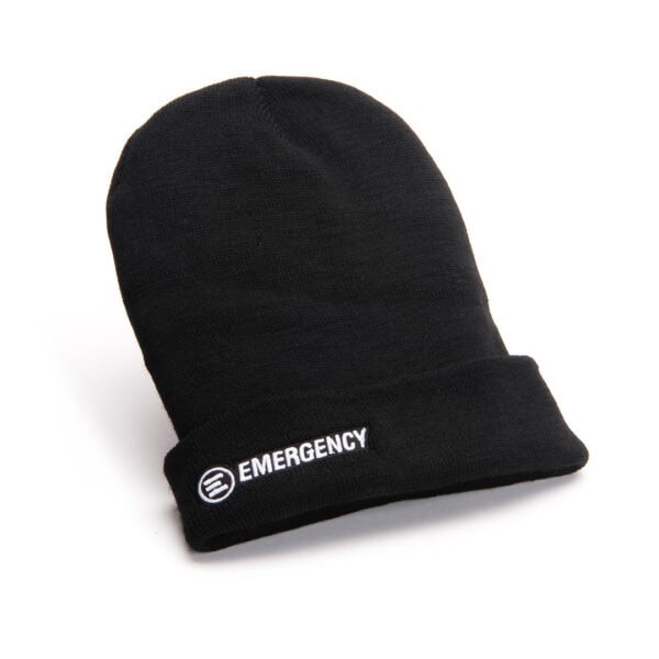 Cappellino invernale nero EMERGENCY