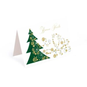 Biglietto albero di natale