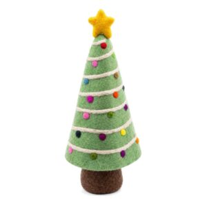 Decorazione Albero di Natale da tavolo dal Nepal