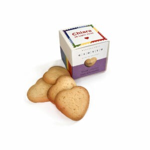Bomboniera biscotti solidali pace Pasticceria Giotto