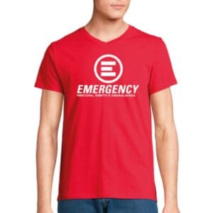 T-shirt unisex V EMERGENCY