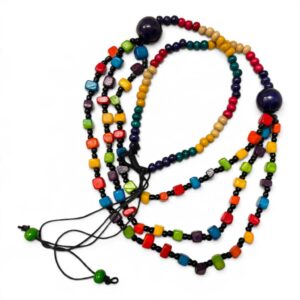 Collana di legno 3 fili di Kenty